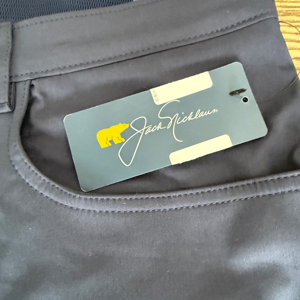 Jack Nicklaus Men Golf Pants Navy Blue Stretch Moisture Wicking UPF 50 40x30 NEW - Picture 5 of 10